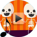 Rozhýbejte Halloweenské kosti / Halloweenská písnička pro děti 