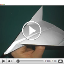 Letadlo origami - jak složit letadlo / vlašťovku z papíru