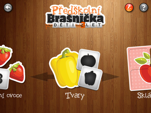 České hry pro předškoláky na iPadu