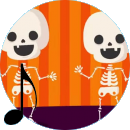 Rozhýbejte Halloweenské kosti / Halloweenská písnička pro děti 