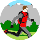 Sportovec - běžec - běhání v přírodě, jogging Sportovec - běžec - běhání v přírodě, jogging