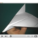 Letadlo origami - jak složit letadlo / vlašťovku z papíru